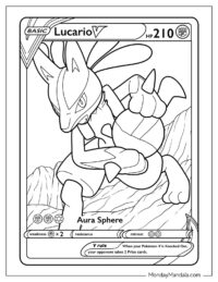20 Lucario Coloring Pages (Free PDF Printables)