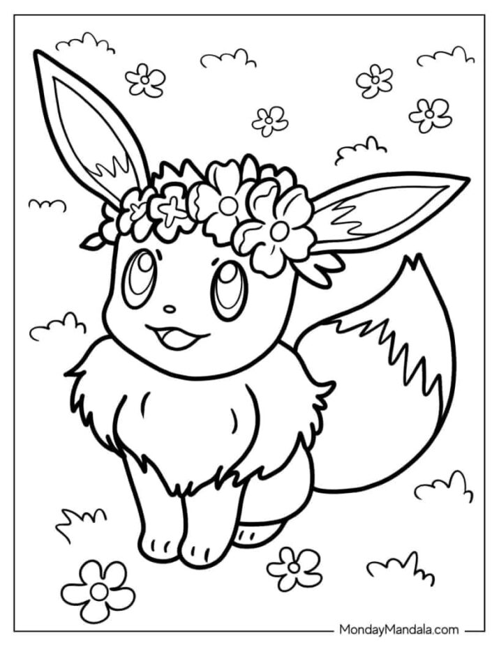 22 Eevee Coloring Pages (Free PDF Printables)