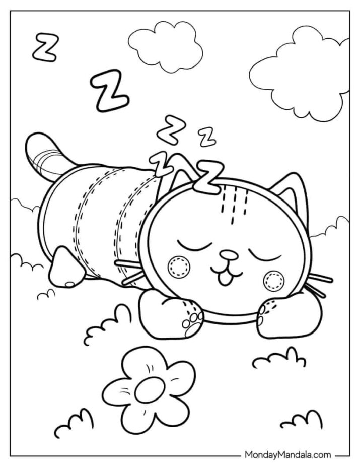 38 Gabby's Dollhouse Coloring Pages (Free PDF Printables)