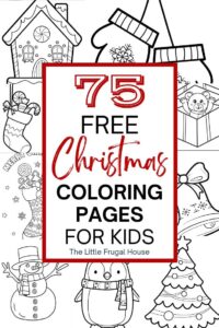 75 Free Printable Christmas Coloring Pages for Kids