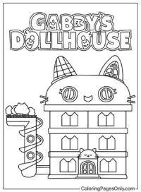 84 Free Printable Gabby's Dollhouse Coloring Pages