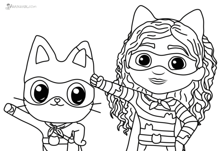 MerCat Coloring Page - Free Printable Coloring Pages