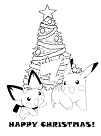 POKEMON CHRISTMAS COLORING PICTURES FREE TO PRINT