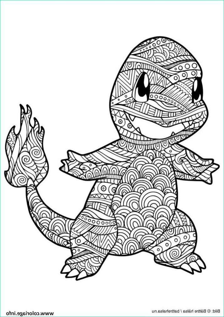 10 Inspirant De Coloriage Pokemon Salameche Galerie - Coloriage