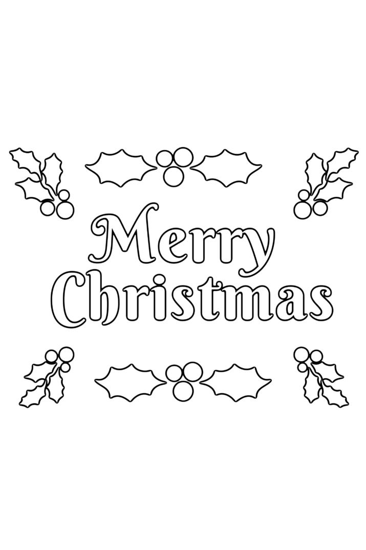 100+ Christmas Coloring Pages For Kids