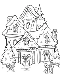 100 Christmas Coloring Pages: Free Printable Sheets