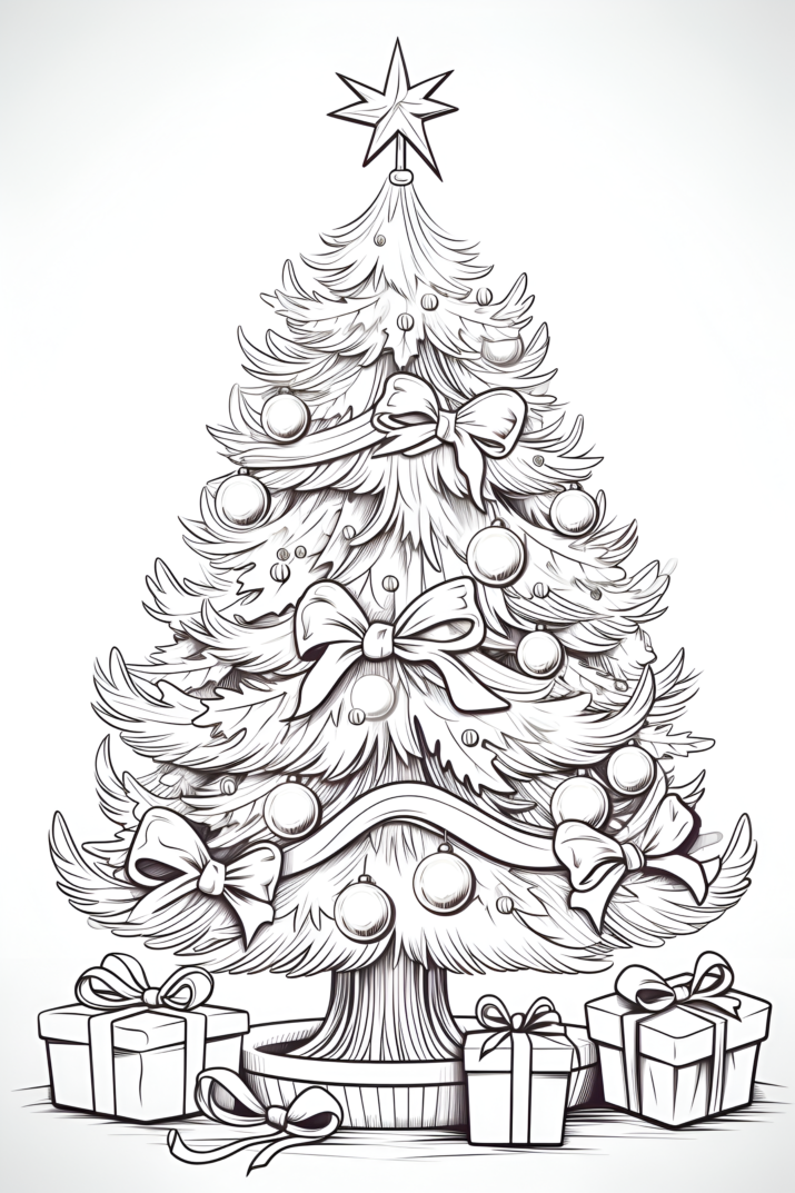 100 Pages Christmas PDF Coloring Book