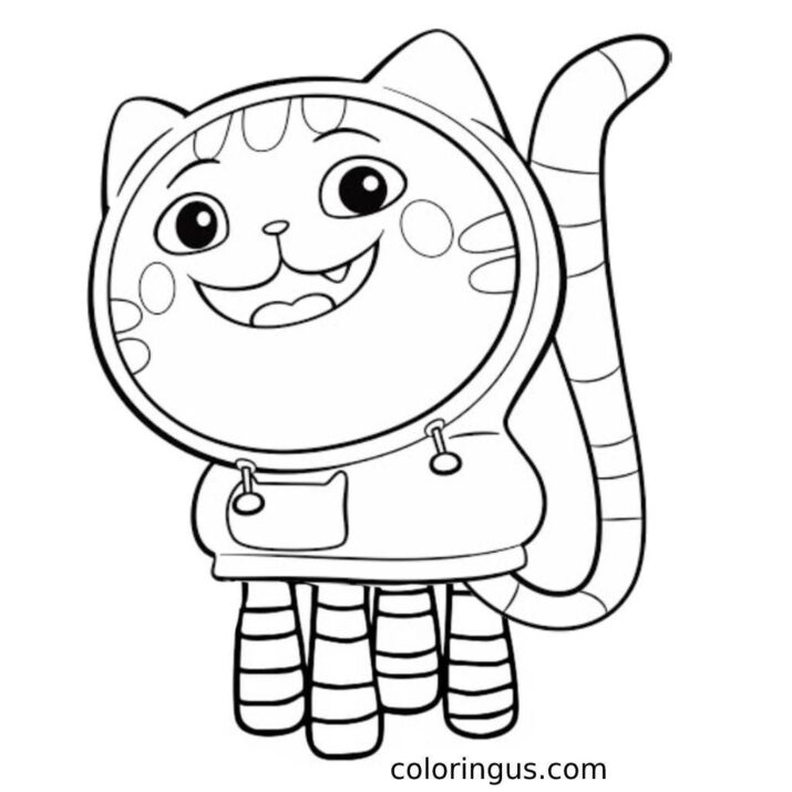 110+ Gabby’s Dollhouse Coloring Pages 25