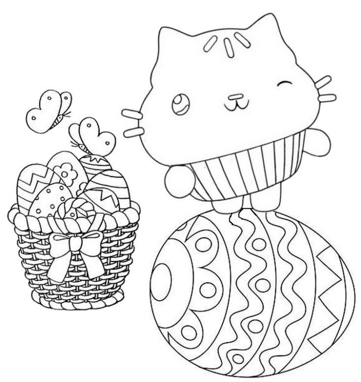 110+ Gabby’s Dollhouse Coloring Pages 64