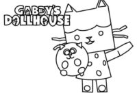 110+ Gabby’s Dollhouse Coloring Pages 85