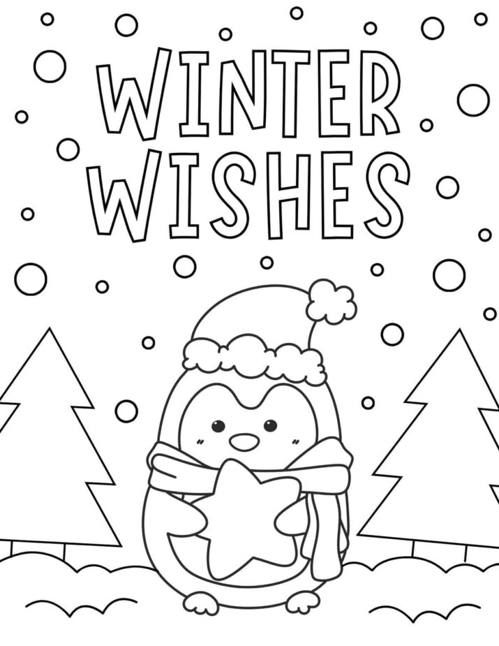 150 Free Christmas Coloring Pages for Kids