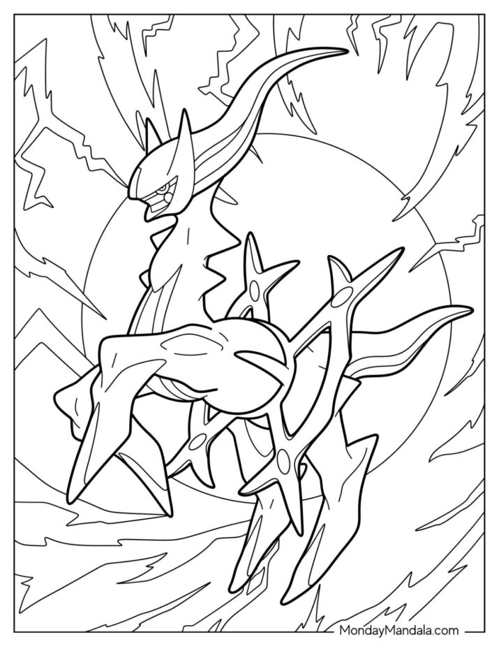 20 Arceus Coloring Pages (Free PDF Printables) - HappyAllKids.com