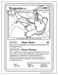 20 Pokemon Card Coloring Pages (Free PDF Printables)
