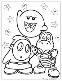 20 Shy Guy Coloring Pages (Free PDF Printables)