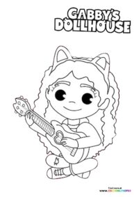 35 Printable Dollhouse Coloring Pages 55