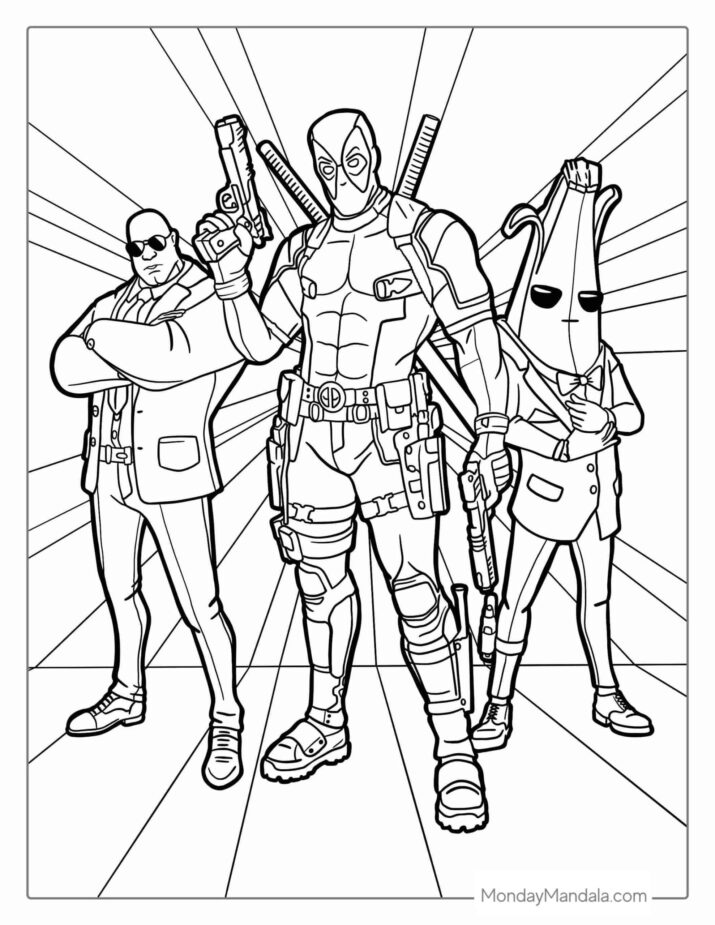 58 Fortnite Coloring Pages (Free PDF Printables)