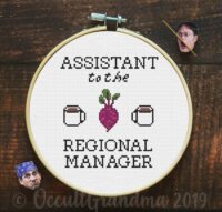 Assistant to the Regional Manager The Office Cross Stitch Pattern - DIGITAL DOWNLOAD