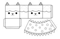 Baby Box Paper Craft (+free template)