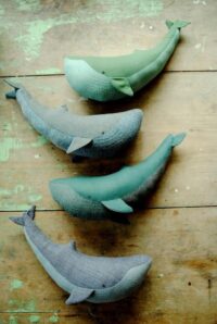 Blue whale soft toy digital sewing pattern / sea creature PDF downloadable tutorial