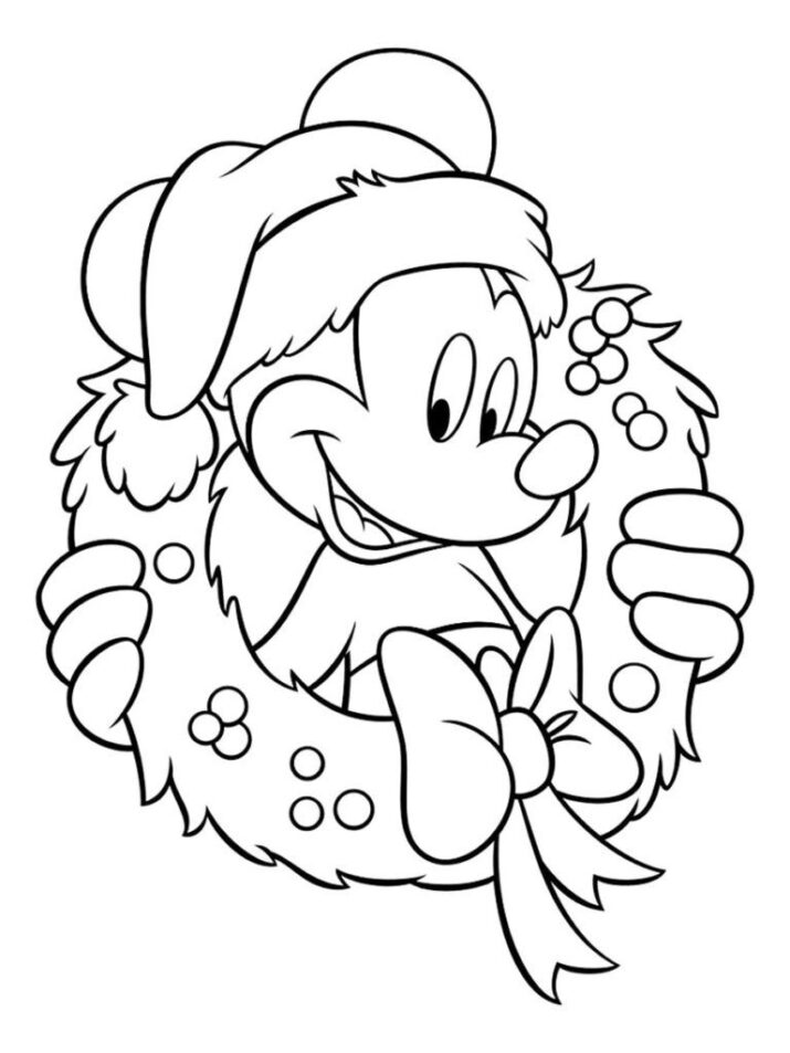 Christmas Wreath Coloring Pages - Best Coloring Pages For Kids