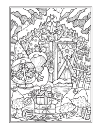 Creative Haven Christmas Gnomes Coloring Book (Adult Coloring Books: Christmas)