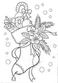 Free & Easy To Print Christmas Coloring Pages
