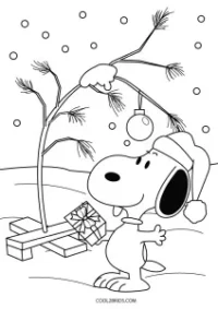 Free Printable A Charlie Brown Christmas Coloring Pages For Kids