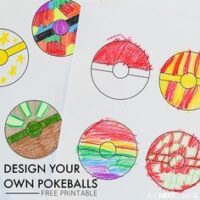 Free Printable Pokeballs Coloring Sheet for Kids
