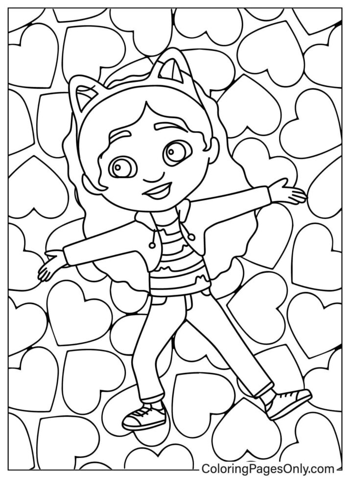 Gabby Coloring Page - Free Printable Coloring Pages