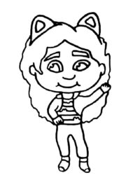 Gabby Girl Coloring Page : Print