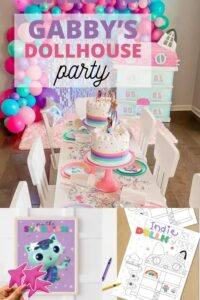 Gabby's Dollhouse Birthday Party Ideas and Decorations