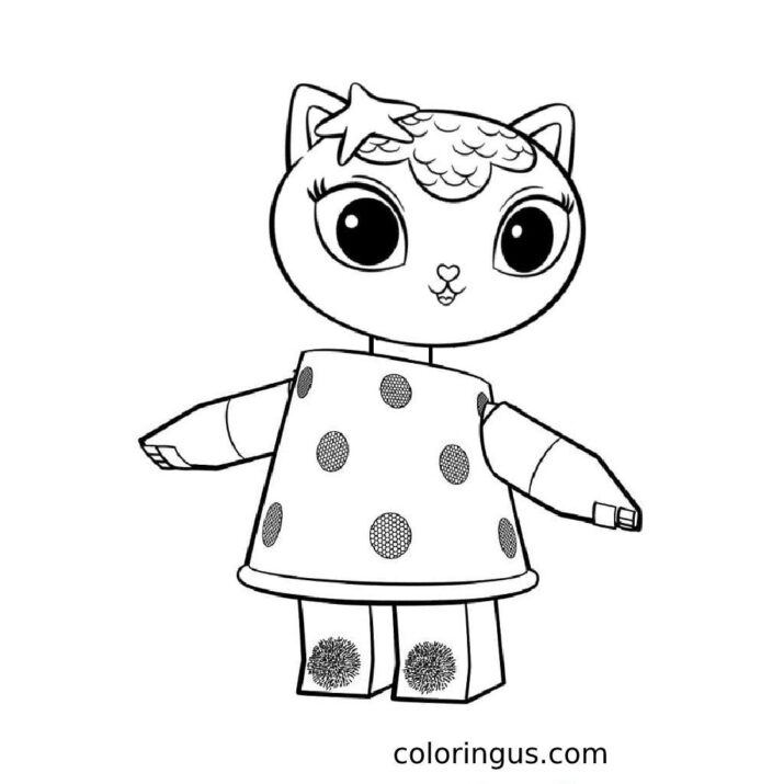 Gabby's Dollhouse coloring pages Free Printable - coloringus.com ...