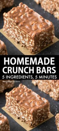 Homemade Crunch Bars (Award Winning Recipe!)