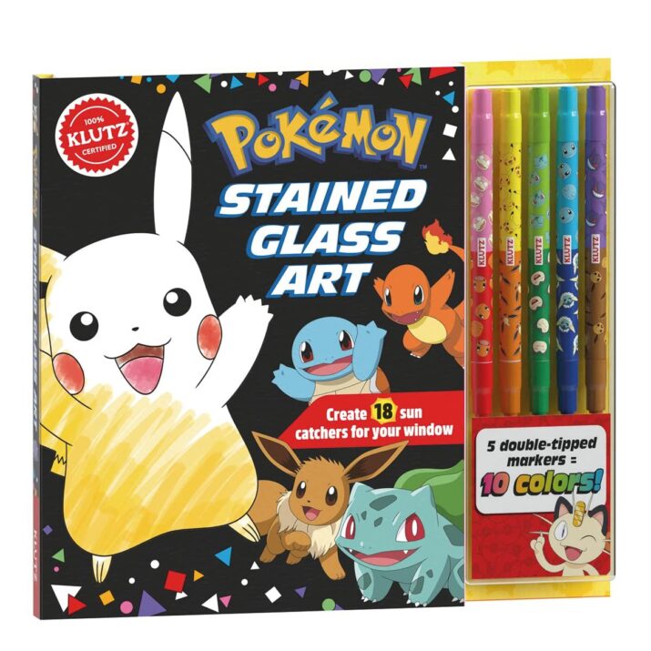 KLUTZ Pokémon Stained Glass Art Craft Kit