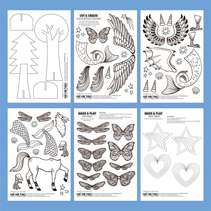 Mythical Creatures & Magic - Printable activity bundle