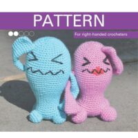 PATTERN for Wobbuffet Normal/Shiny Pokemon Crochet Amigurumi Doll