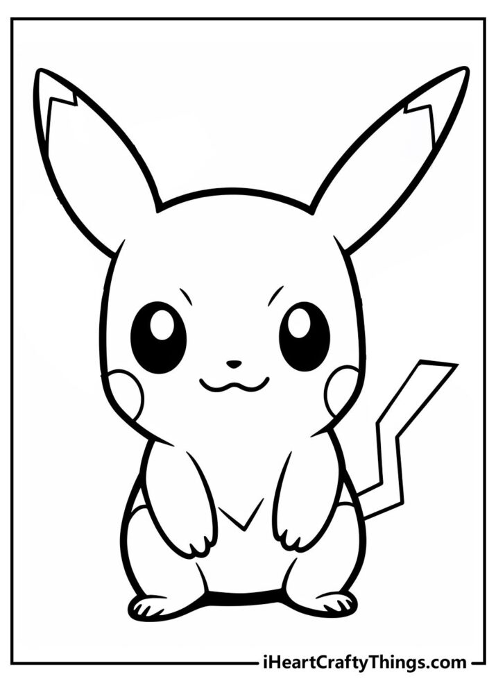 Pikachu Coloring Pages