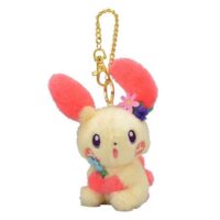 Pokemon Center 2019 Easter Garden Party Plusle Plush Mascot Key Chain