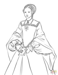 Queen Elizabeth 1 Dibujo