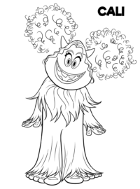 Smallfoot Coloring Pages Cali - ScribbleFun