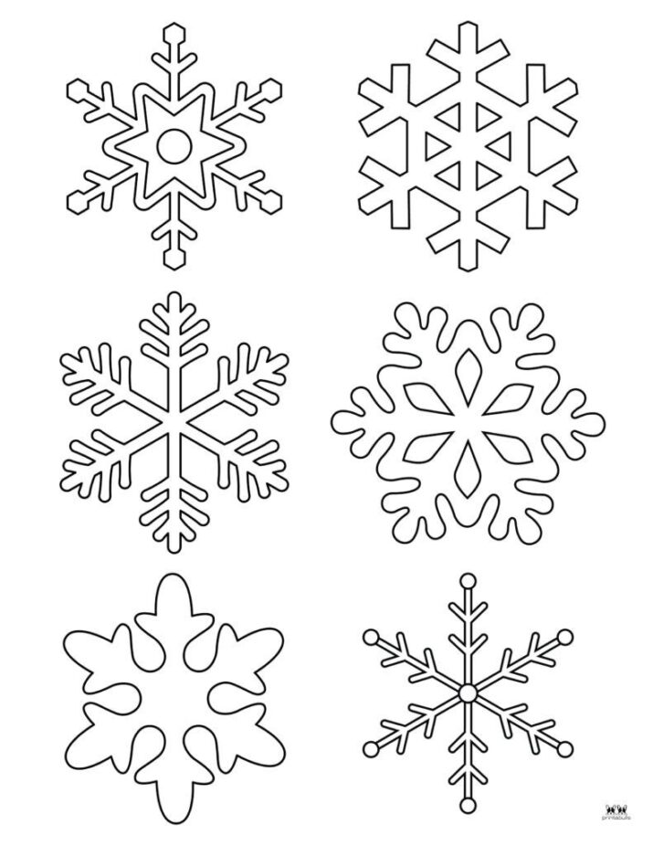 Snowflake Coloring Pages - 25 FREE Printable Pages | Printabulls ...