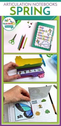 Spring Articulation Activities for Notebooks