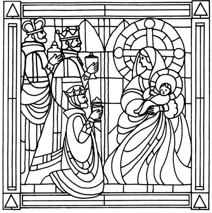 Stained Glass Coloring Pages for Adults - Best Coloring Pages For Kids