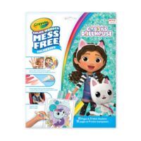 crayola colour wonder mess-free colouring pages & mini markers - gabby's dollhouse
