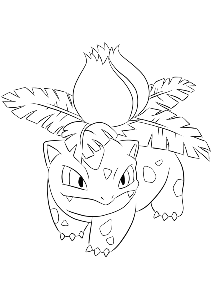 ivysaur outline