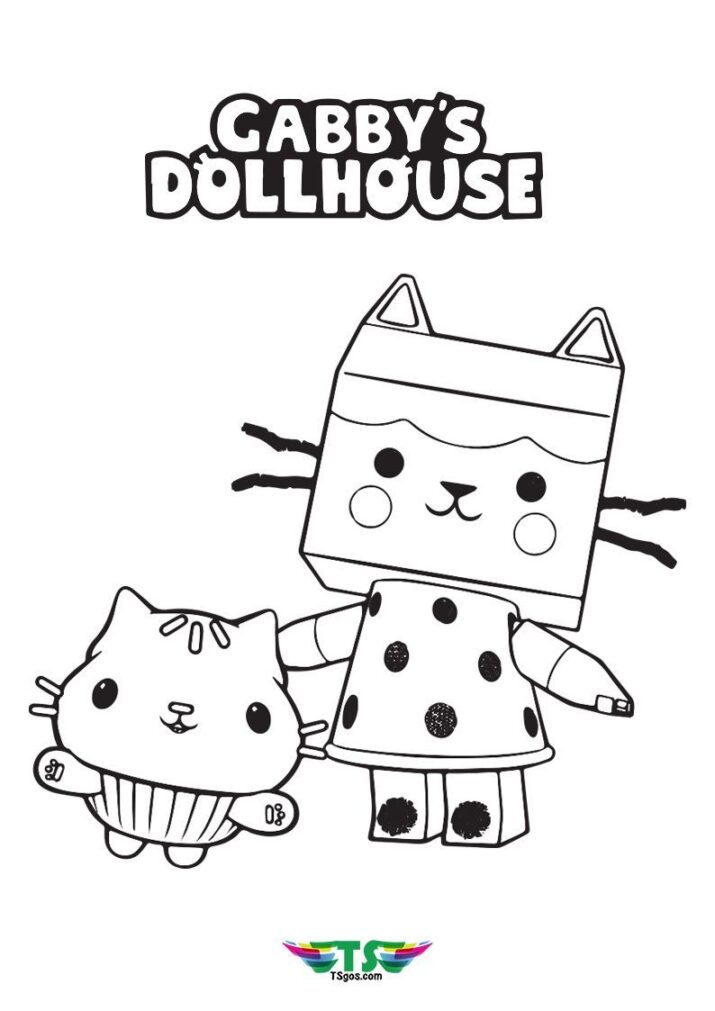 60 Printable Gabbys Dollhouse Coloring 19