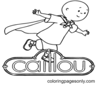 94 Caillou Coloring Pages - ColoringPagesOnly.com