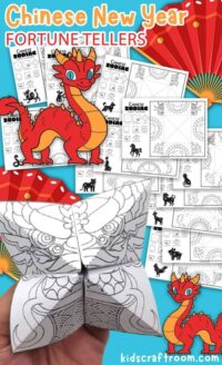 Chinese New Year Cootie Catcher (Free Printable)