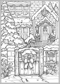 Christmas Charm Coloring Pages