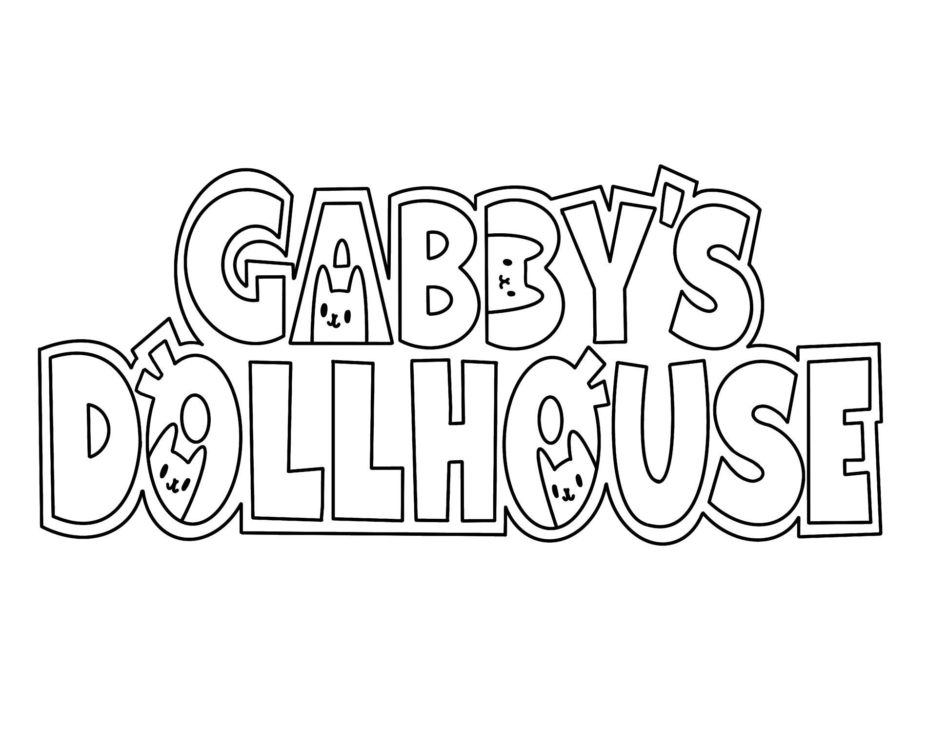 Gabbys Dollhouse Logo SVG Digital Download Cricut compatible